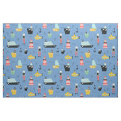 Luchtvaartvuurtorschip zilorman stof (Fat Quarter)