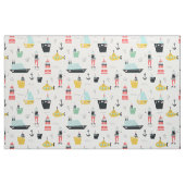 Luchtvaartvuurtorschip zilorman stof (Fat Quarter)