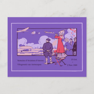 luchtvaartweek Antwerpen (Nederlands/Frans) Briefkaart