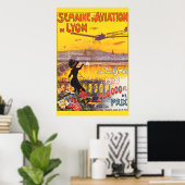 luchtvaartweek in Lyon Frankrijk Poster (Thuiskantoor)