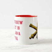 Luchtverdedigingsartillerie Drinkware Tweekleurige Koffiemok (Center)