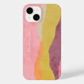 Luchtverfrisser Abstract gelaagd papierlandschap i Case-Mate iPhone Case (Achterkant)