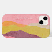 Luchtverfrisser Abstract gelaagd papierlandschap i Case-Mate iPhone Case (Achterkant (horizontaal))