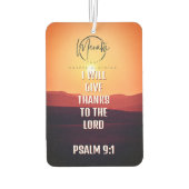 Luchtverfrisser dankbaarheid aan de Heer. (Achterkant)