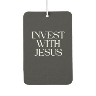 Luchtverfrisser 'Investeer met Jezus'