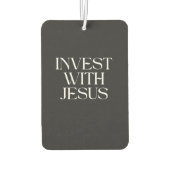 Luchtverfrisser 'Investeer met Jezus' (Achterkant)