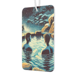 Luchtverfrisser - Jonge mannen in onsen