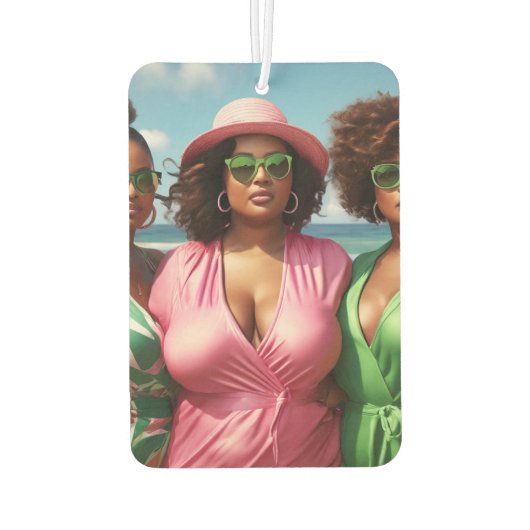 luchtverfrisser | Meisjes op het strand (Achterkant)