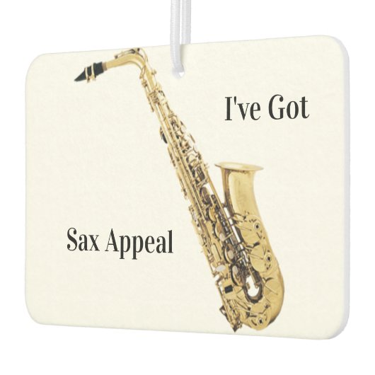 luchtverfrisser met saxofoon (Links)