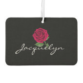 Luchtverfrisser - Naam Roos (Achterkant)