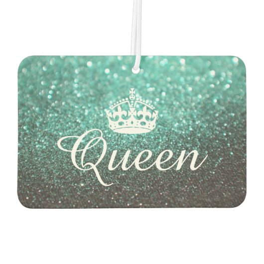 Luchtverfrisser - Queen Crown Glitter Groen (Achterkant)