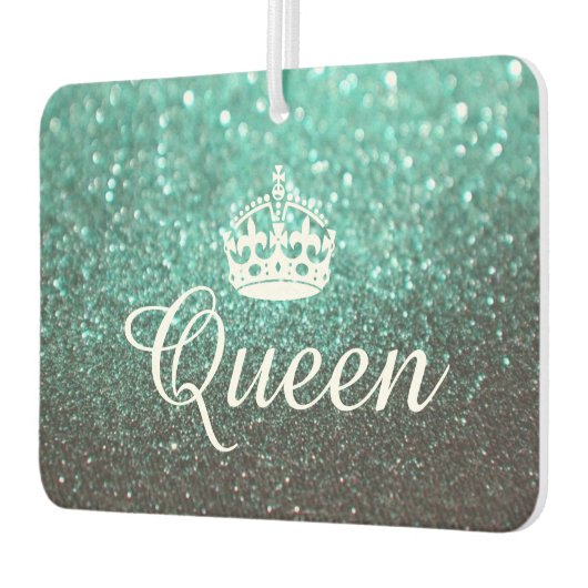 Luchtverfrisser - Queen Crown Glitter Groen (Links)