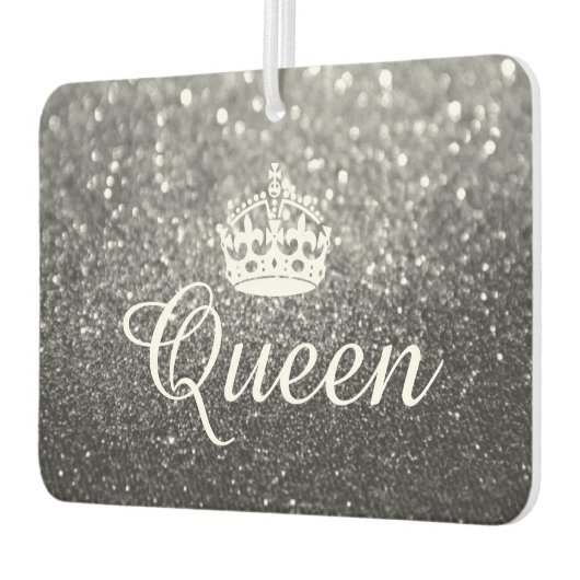 Luchtverfrisser - Queen Crown Glitter Zilver (Links)