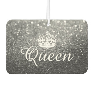 Luchtverfrisser - Queen Crown Glitter Zilver