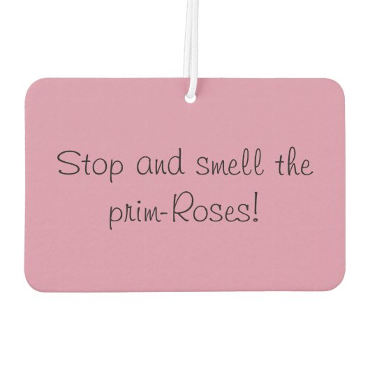 Luchtverfrisser - Roze Bloesems (Achterkant)