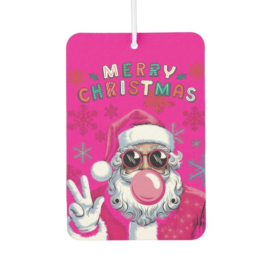Luchtverfrisser Santa met Bubble Gum (Voorkant)