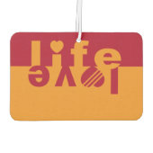 Luchtverfrisser van liefdesauto's (Achterkant)