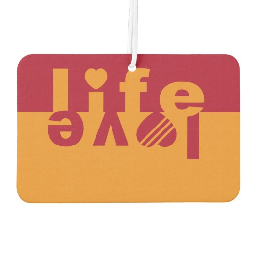 Luchtverfrisser van liefdesauto's (Achterkant)