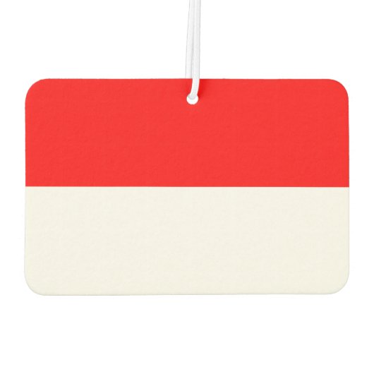 Luchtverfrissers met vlag van Indonesië Luchtverfrisser (Achterkant)