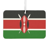 Luchtverfrissers met vlag van Kenia Luchtverfrisser (Achterkant)