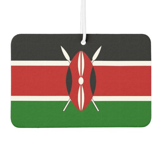 Luchtverfrissers met vlag van Kenia Luchtverfrisser (Voorkant)