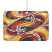 Luchtverfrissers voor auto's met Belgisch kleureno Luchtverfrisser (Achterkant)