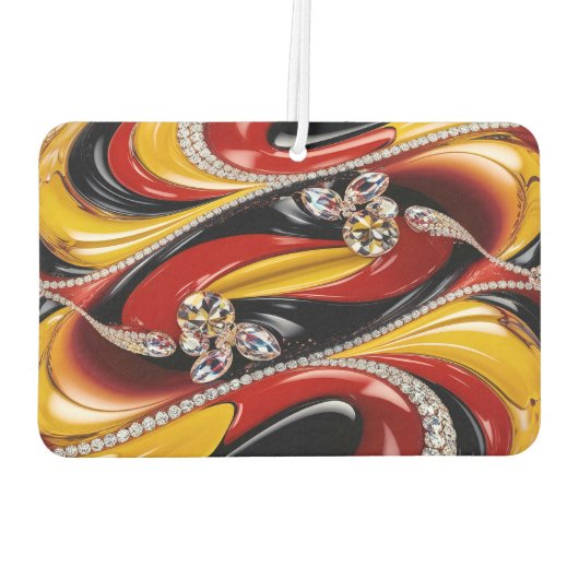 Luchtverfrissers voor auto's met Belgisch kleureno Luchtverfrisser (Achterkant)