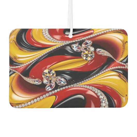 Luchtverfrissers voor auto's met Belgisch kleureno Luchtverfrisser (Voorkant)