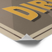  luchtverkeer met stuurluis poster (Hoek)