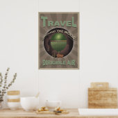luchtverkeer met stuurluis poster (Keuken)
