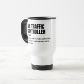 Luchtverkeersleider - Grappige definitie Reisbeker (Voorkant links)