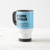 Luchtverkeersleider - Grappige definitie Reisbeker (Voorkant links)