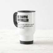 Luchtverkeersleider - Grappige definitie Reisbeker (Voorkant links)