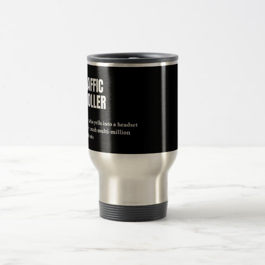 Luchtverkeersleider - Grappige definitie Reisbeker (Center)