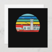 Luchtverkeersleider in  kaart (Voorkant / Achterkant)