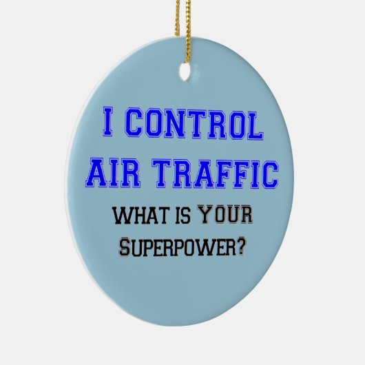 luchtverkeersleider keramisch ornament (Rechts)