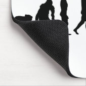 Luchtverkeersleiders geven towerbesturing muismat (Hoek)