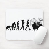 Luchtverkeersleiders geven towerbesturing muismat (Met muis)