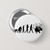 Luchtverkeersleiders geven towerbesturing ronde button 5,7 cm (Voorkant /achterkant)