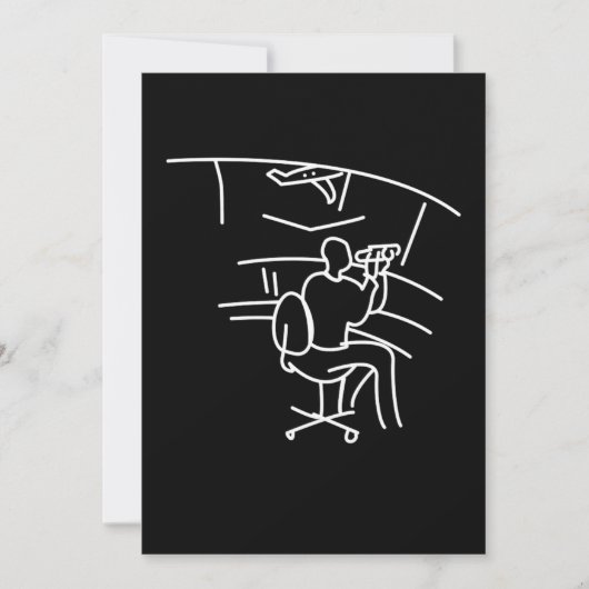 Luchtverkeersleiders loopbaan Art Aviati Kaart (Voorkant)