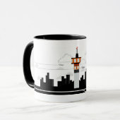 Luchtverkeersleiding Mok (Voorkant links)