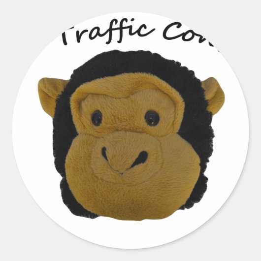 Luchtverkeersleiding Ronde Sticker (Voorkant)