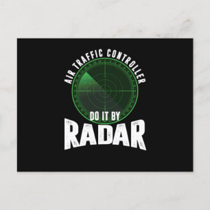 Luchtverkeersleidingsradar  briefkaart