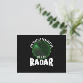 Luchtverkeersleidingsradar  briefkaart (Staand voorkant)