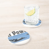 LUCHTVERMOGEN ZANDSTEEN ONDERZETTER (Zijkant)