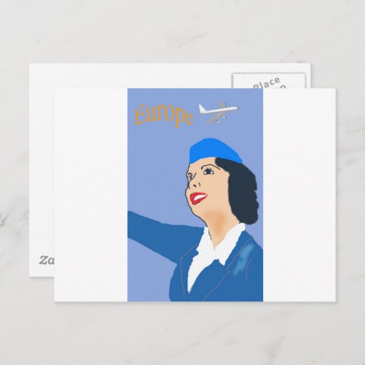 luchtvervoer briefkaart (Voorkant / Achterkant)