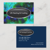Luchtverwarming en -koeling visitekaartje (Voorkant / Achterkant)