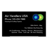 Luchtverwarmingskoeler Magnetisch Visitekaartje (Voorkant)