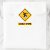 luchtverzachting ronde sticker (Tas)
