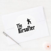 luchtverzachting ronde sticker (Envelop)